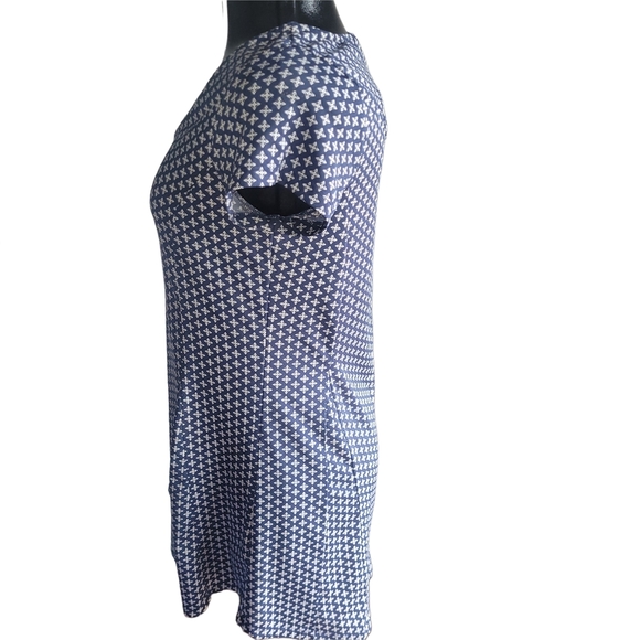 Rip Curl Cara Navy Patterned Short Sleeve Mini Dress S - Picture 5 of 7